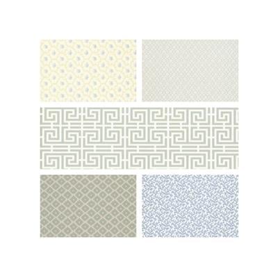 Schumacher Wallpaper by Library/Small Scale Prints by Schumacher Wallpaper