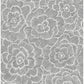 2969-26038 | Pacifica, Periwinkle Grey Textured Floral Grey - A-Street Prints Wallpaper