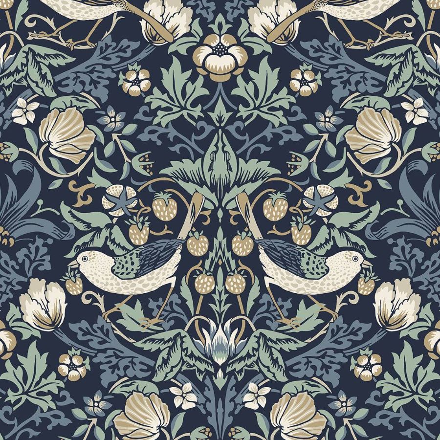 Purchase Seabrook Wallpaper SKU# ET11212 Legacy Prints Blue Animals Wallpaper