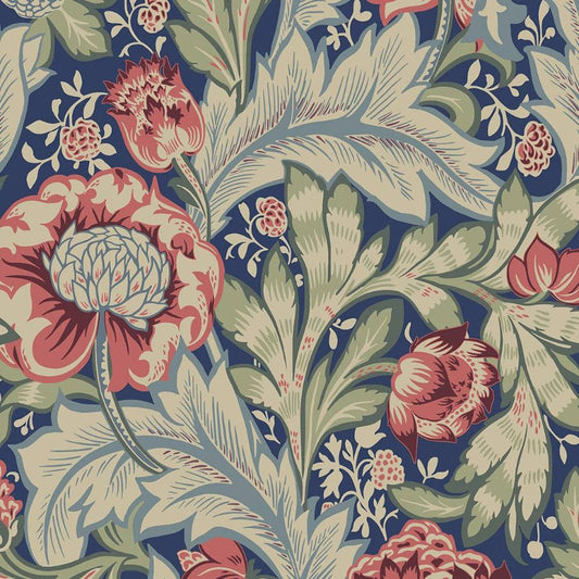 Purchase Seabrook Wallpaper Product# ET12302 Legacy Prints Multi Color Floral Wallpaper