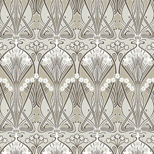 Purchase Seabrook Wallpaper Pattern# ET12416 Legacy Prints Beige Damask Wallpaper