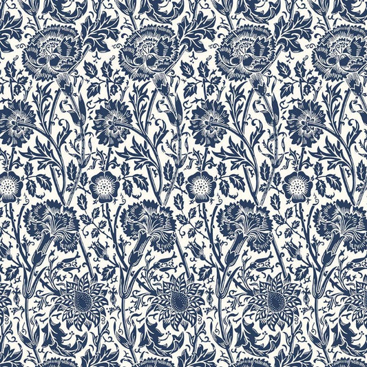 Purchase Seabrook Wallpaper Item# ET12502 Legacy Prints Blue Floral Wallpaper