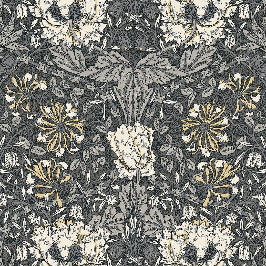 Purchase Seabrook Wallpaper SKU# ET12608 Legacy Prints Grey Floral Wallpaper