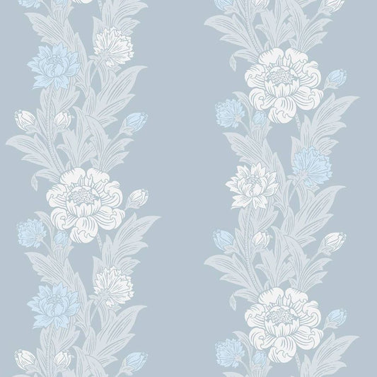Purchase Seabrook Wallpaper Pattern ET12702 Legacy Prints Blue Floral Wallpaper