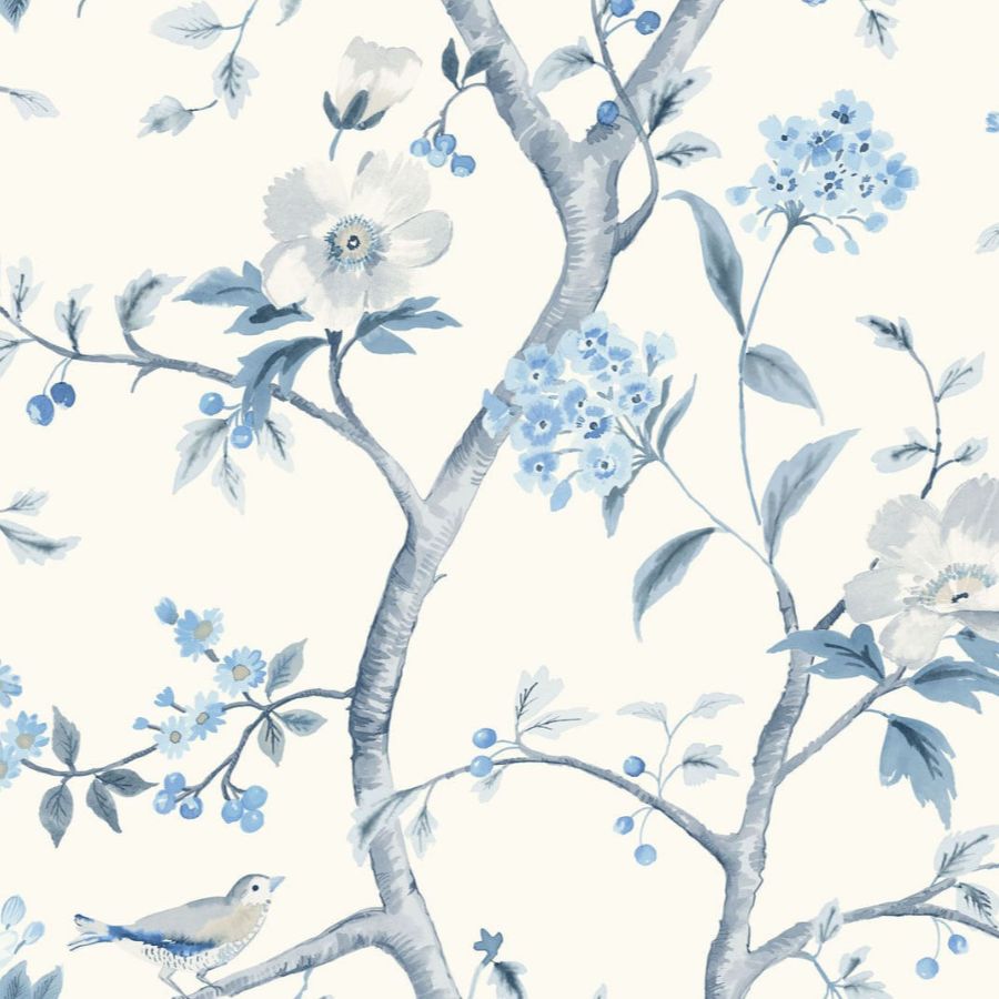 Purchase Lillian August Wallpaper - Ln11102, Southport Floral Trail
