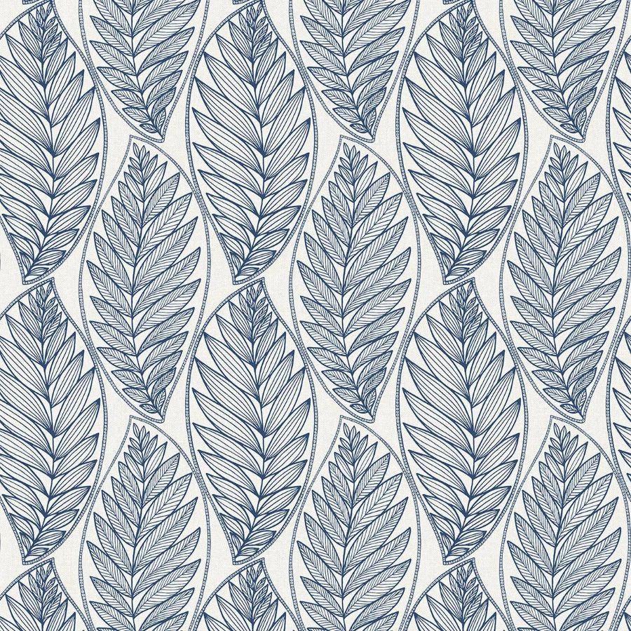 Purchase Seabrook Wallpaper Item# SC20302 Summer House Blue Floral Wallpaper
