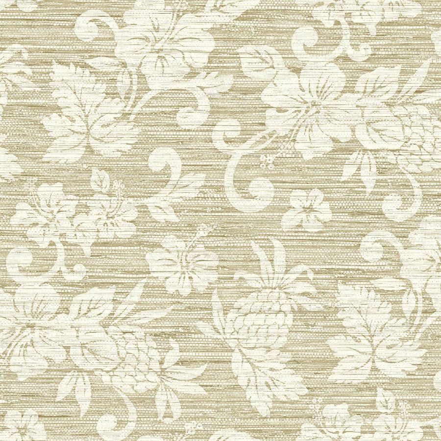 Purchase Seabrook Wallpaper Item# SC20805 Summer House Beige Floral Wallpaper