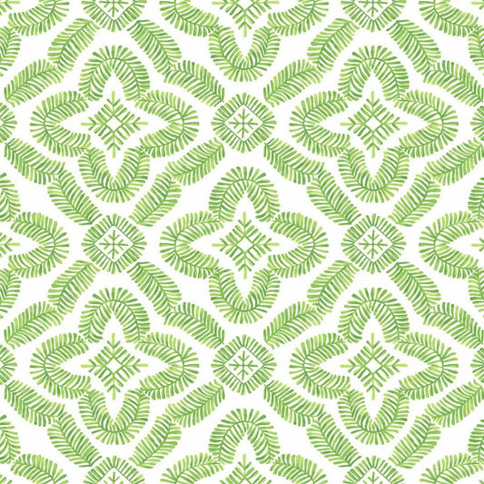 Purchase Seabrook Wallpaper Pattern SC21304 Summer House Green Medallion Wallpaper