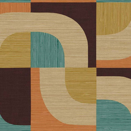 Purchase Seabrook Wallpaper Pattern CP90106 A Lot More Textures Multi Color Geometric Wallpaper