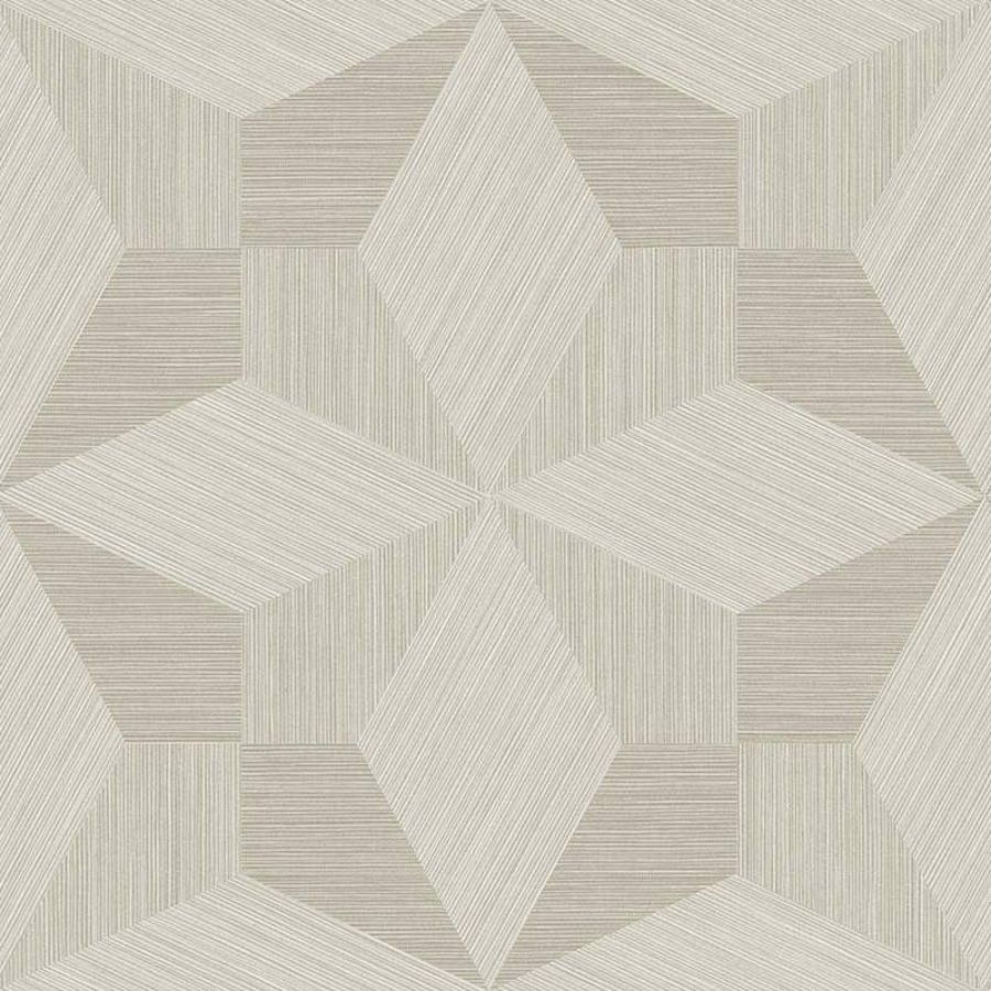 Purchase Seabrook Wallpaper Pattern# CP90505 A Lot More Textures Beige Geometric Wallpaper
