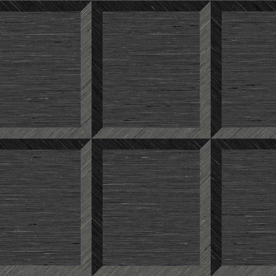Purchase Seabrook Wallpaper SKU# CP90800 A Lot More Textures Black Geometric Wallpaper