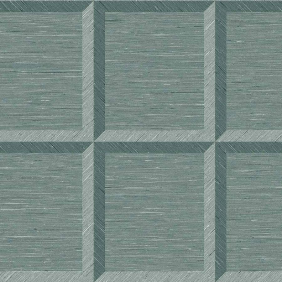 Purchase Seabrook Wallpaper Product# CP90804 A Lot More Textures Green Geometric Wallpaper