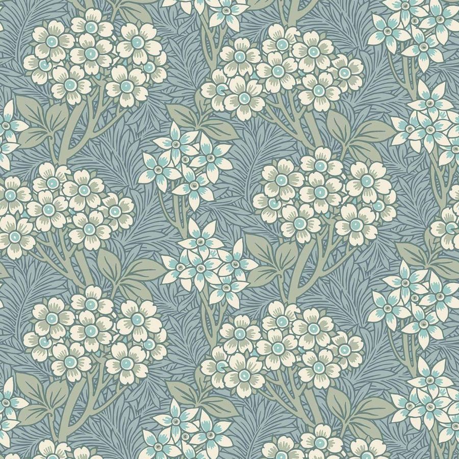 Purchase Seabrook Wallpaper Pattern ET12004 Legacy Prints Blue Floral Wallpaper