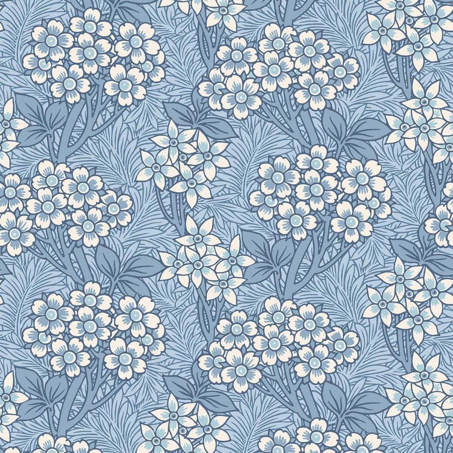 Purchase Seabrook Wallpaper Product# ET12022 Legacy Prints Blue Floral Wallpaper