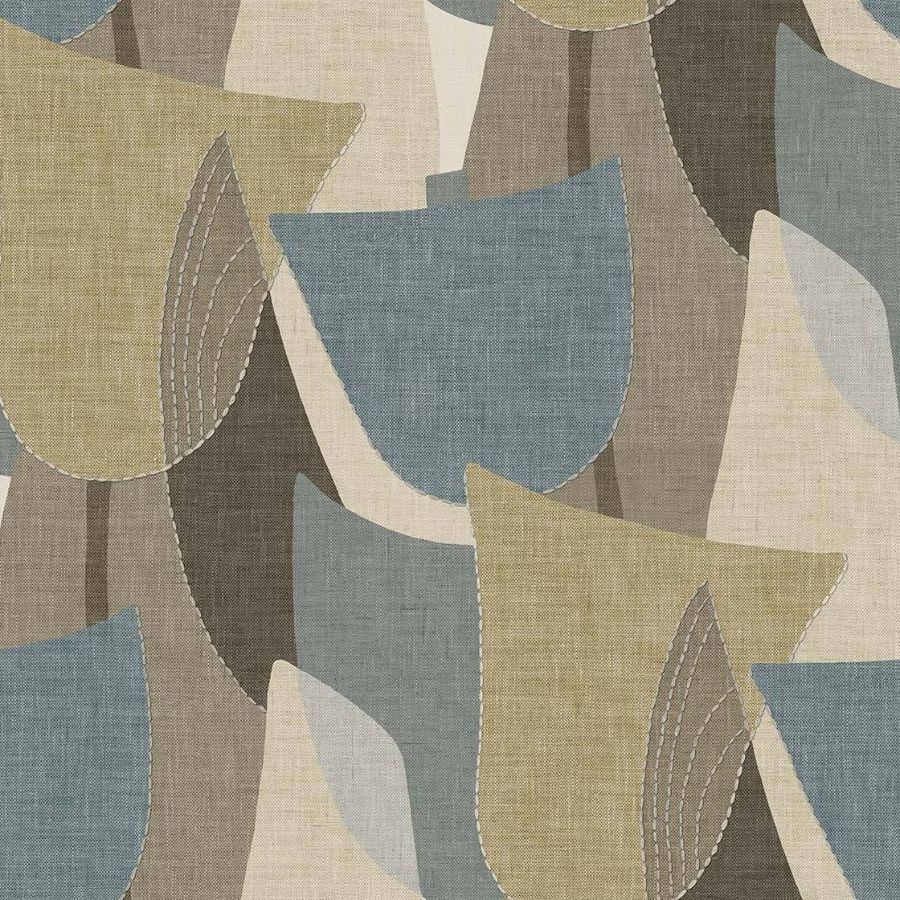 Purchase Seabrook Wallpaper Item TH90005 Fibers and Threads Blue Abstract Wallpaper