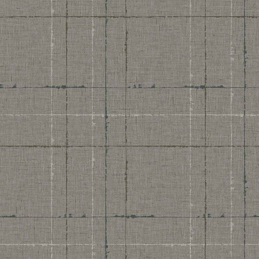 Purchase Seabrook Wallpaper Product# TH90110 Fibers and Threads Brown Plaid Wallpaper