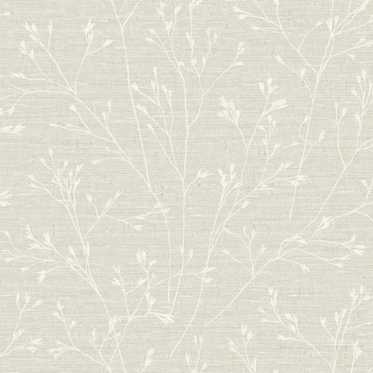 Purchase Seabrook Wallpaper Item# TH90300 Fibers and Threads Neutral Trees Wallpaper