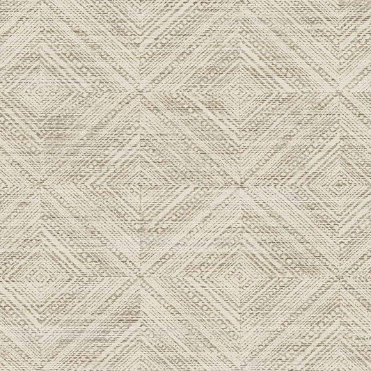 Purchase Seabrook Wallpaper Pattern TH91606 Fibers and Threads Beige Geometric Wallpaper