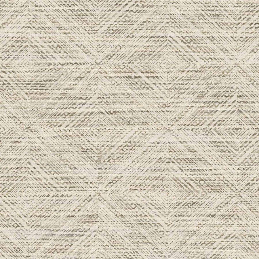 Purchase Seabrook Wallpaper Pattern TH91606 Fibers and Threads Beige Geometric Wallpaper