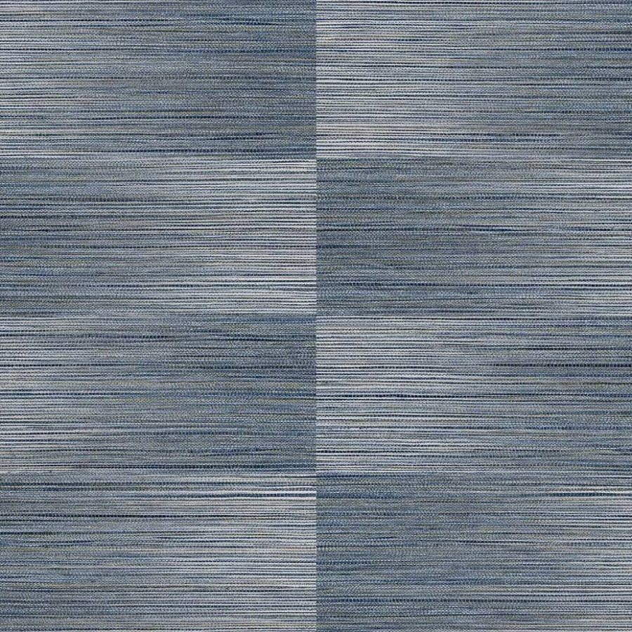 Purchase Seabrook Wallpaper SKU TH92002 Fibers and Threads Blue Abstract Wallpaper
