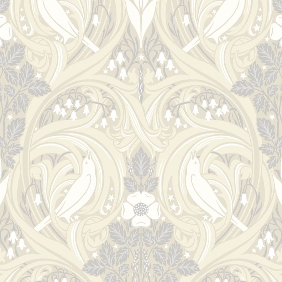 Purchase Seabrook Wallpaper Wallpaper - Et12205, Bird Scroll