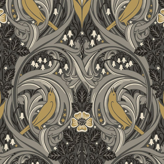 Purchase Seabrook Wallpaper Wallpaper - Et12208, Bird Scroll