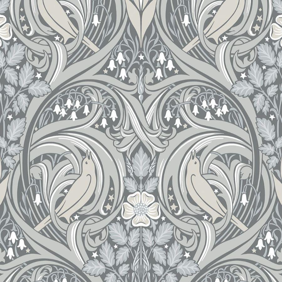 Purchase Seabrook Wallpaper Wallpaper - Et12210, Bird Scroll