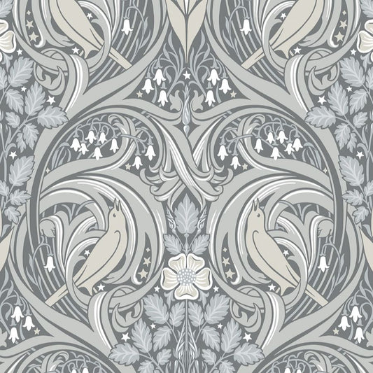 Purchase Seabrook Wallpaper Wallpaper - Et12210, Bird Scroll