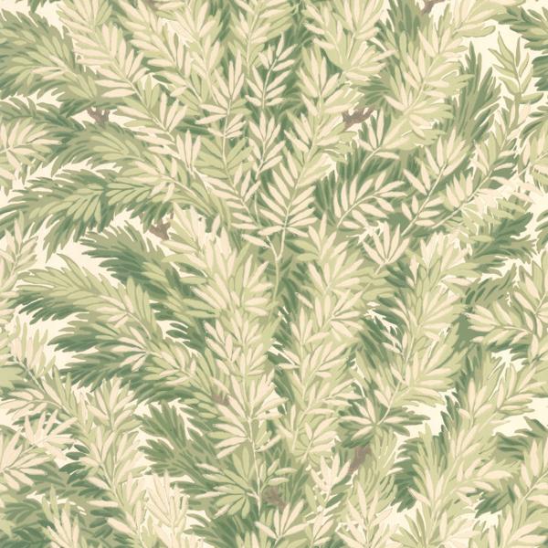 View 100/1003 Cs Florencecourt Olive By Cole and Son Wallpaper