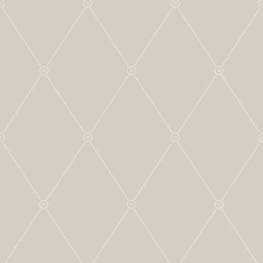 Search 100/13061 Cs Large Georgian Rope Trellis Putty By Cole and Son Wallpaper