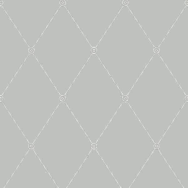 Shop 100/13062 Cs Large Georgian Rope Trellis Grey By Cole and Son Wallpaper