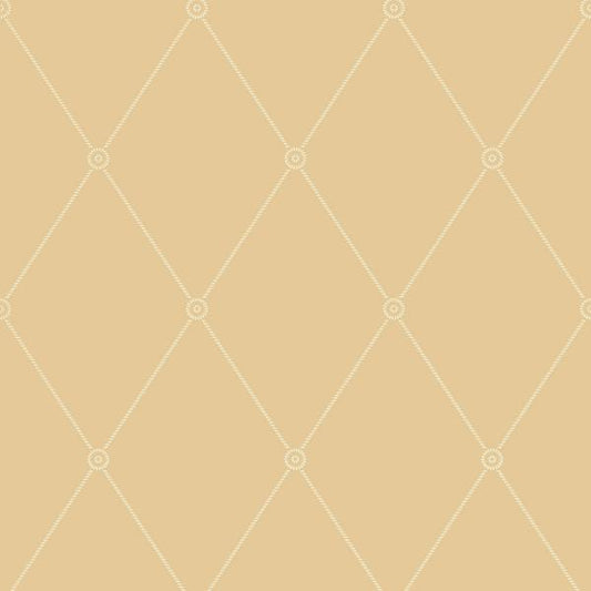 Buy 100/13064 Cs Large Georgian Rope Trellis Yellow By Cole and Son Wallpaper