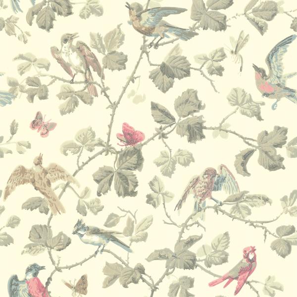 Buy 100/2009 Cs Winter Birds Linen By Cole and Son Wallpaper