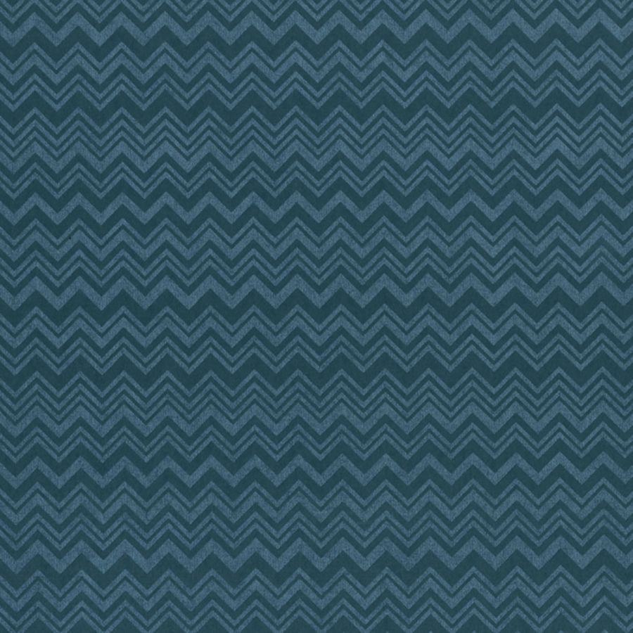 10128 1W8731 | Missoni 2 Wallpaper - Lg Non-Woven, Blue, Chevron - JF Wallpaper
