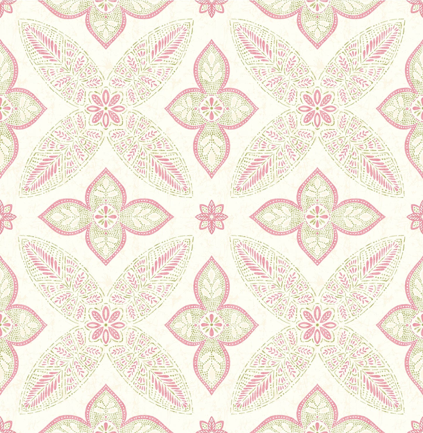 Purchase 1014-001826 Off Beat Ethnic Pink Geometric Floral Kismet