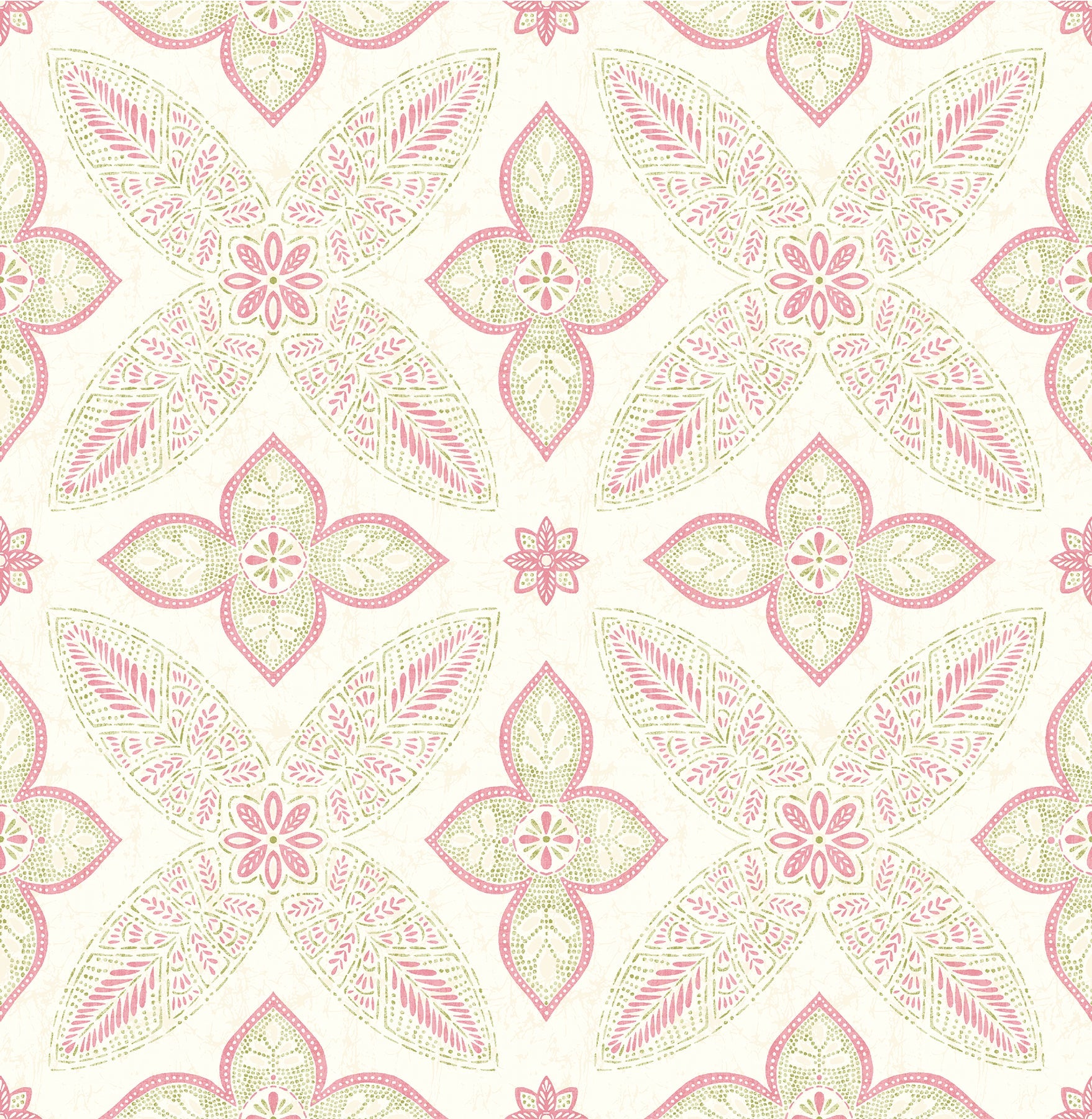 Purchase 1014-001826 Off Beat Ethnic Pink Geometric Floral Kismet