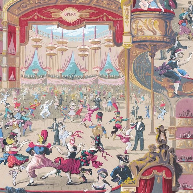 Sample 103/7026 Cabaret Cole and Son Wallpaper
