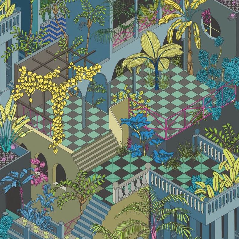 Sample 105/4018 Miami Cole and Son Wallpaper