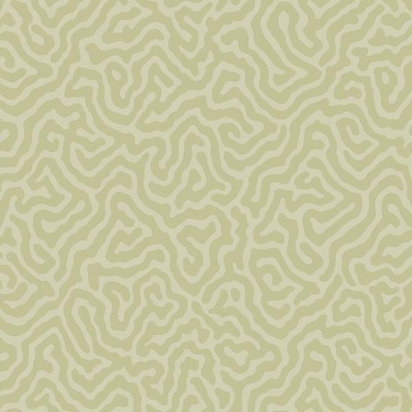 Sample 106/5067 Coral Old Olive by Cole and  Son