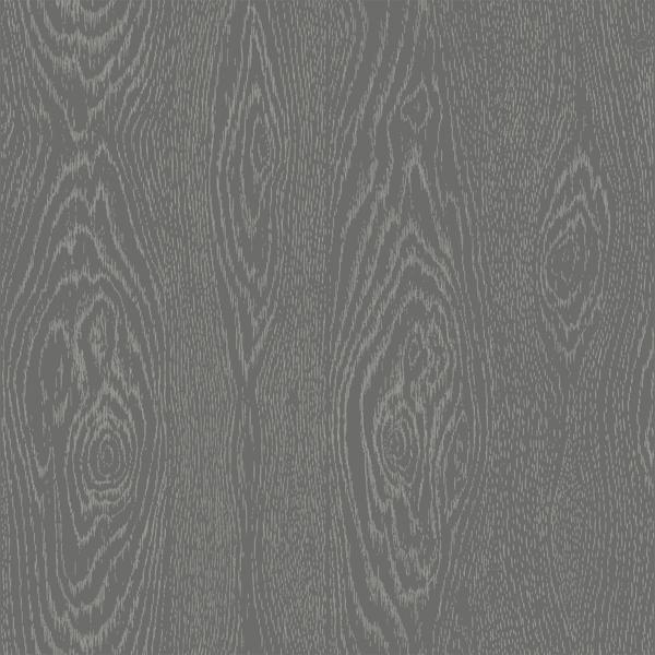 Sample 107/10046 Wood Grain Black and Silver by Cole and  Son