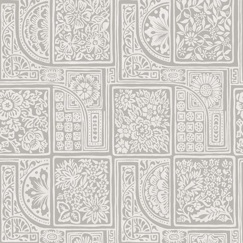 Sample 108/9047 Bellini Grey and White by Cole and Son