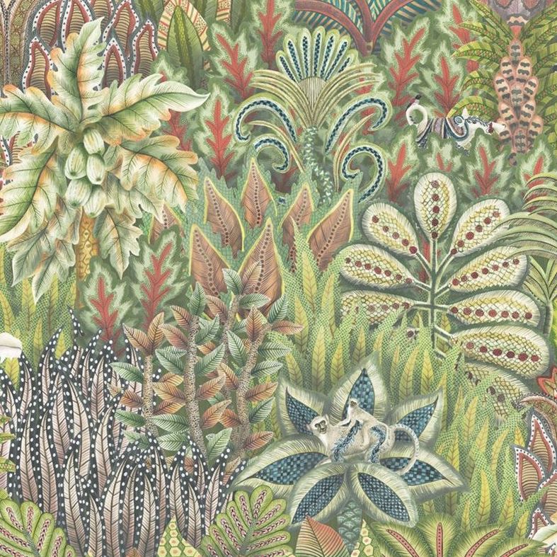Sample 109/7034 Singita Green by Cole and Son