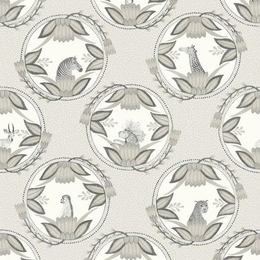 Acquire 109/9044 Cs Ardmore Cameos Grey By Cole and Son Wallpaper