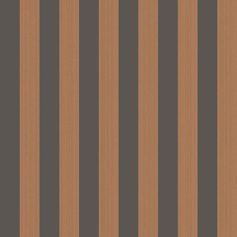 Sample 110/3017 Regatta Stripe Tan + Black by Cole and Son