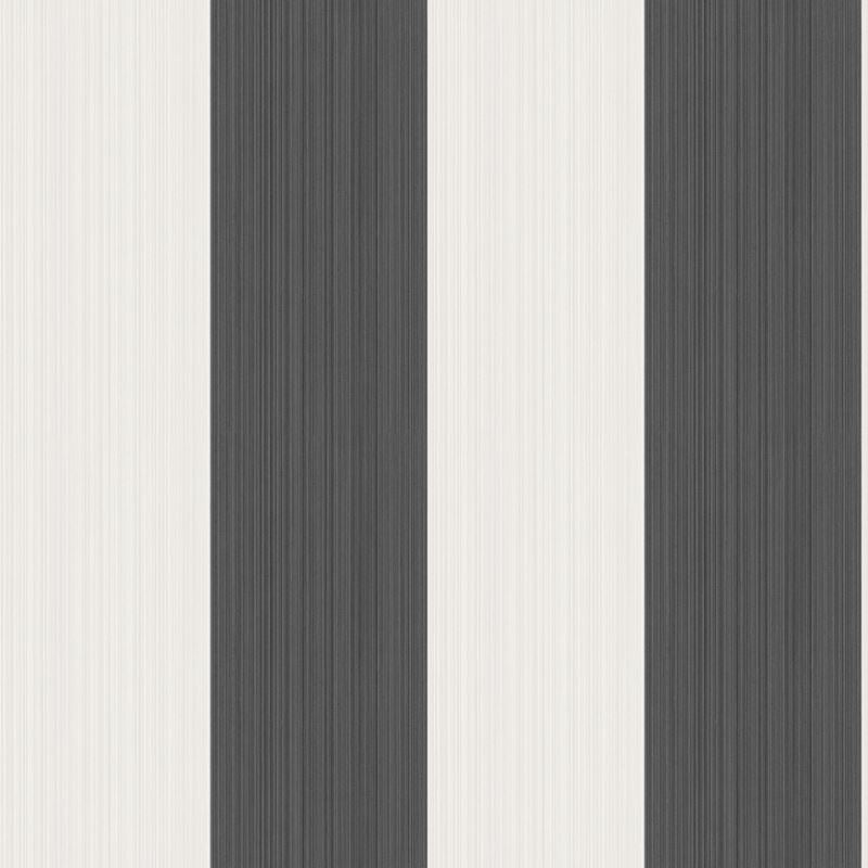 Sample 110/4025 Jaspe Stripe Black + White by Cole and Son