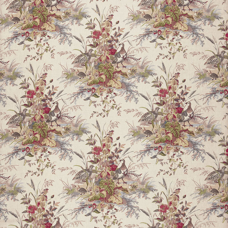 Acquire 1106021 Quail Meadow Winter by Schumacher Fabric