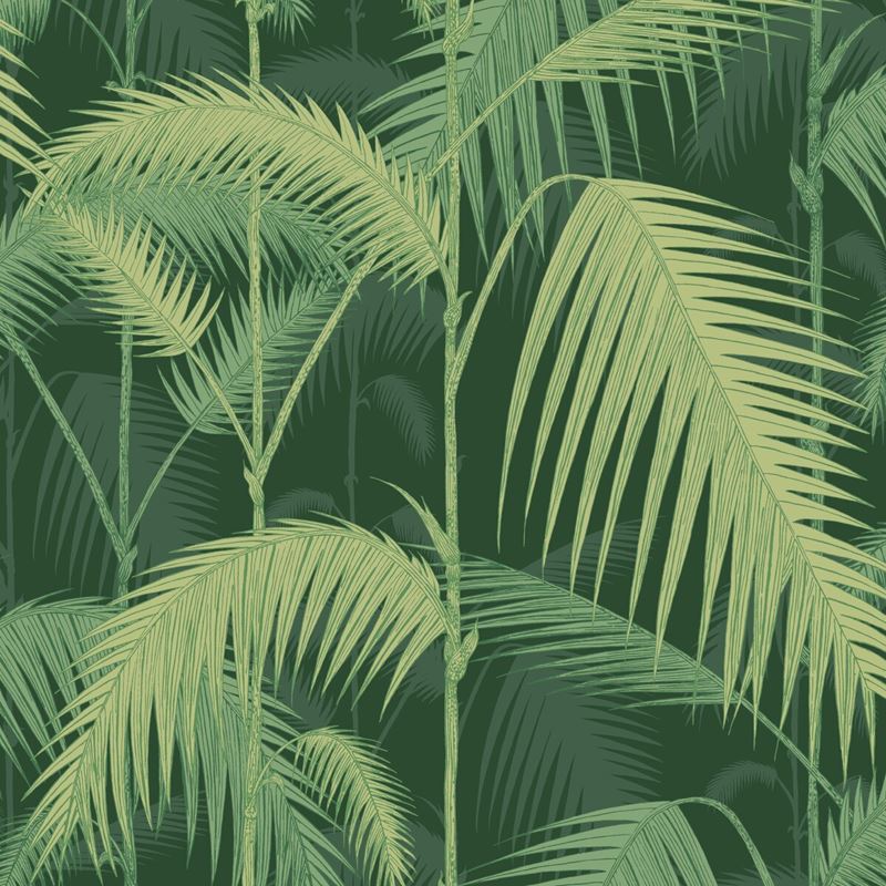 Sample 112/1003 Palm Jungle Leaf Green by Cole and Son