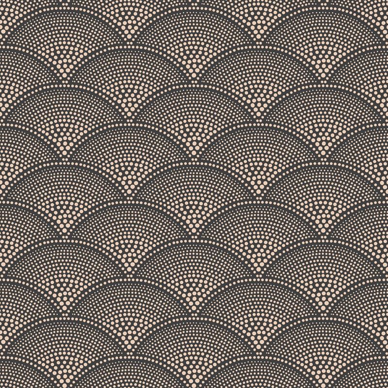Sample 112/10033 Feather Fan Charcoal/Bronze by Cole and Son