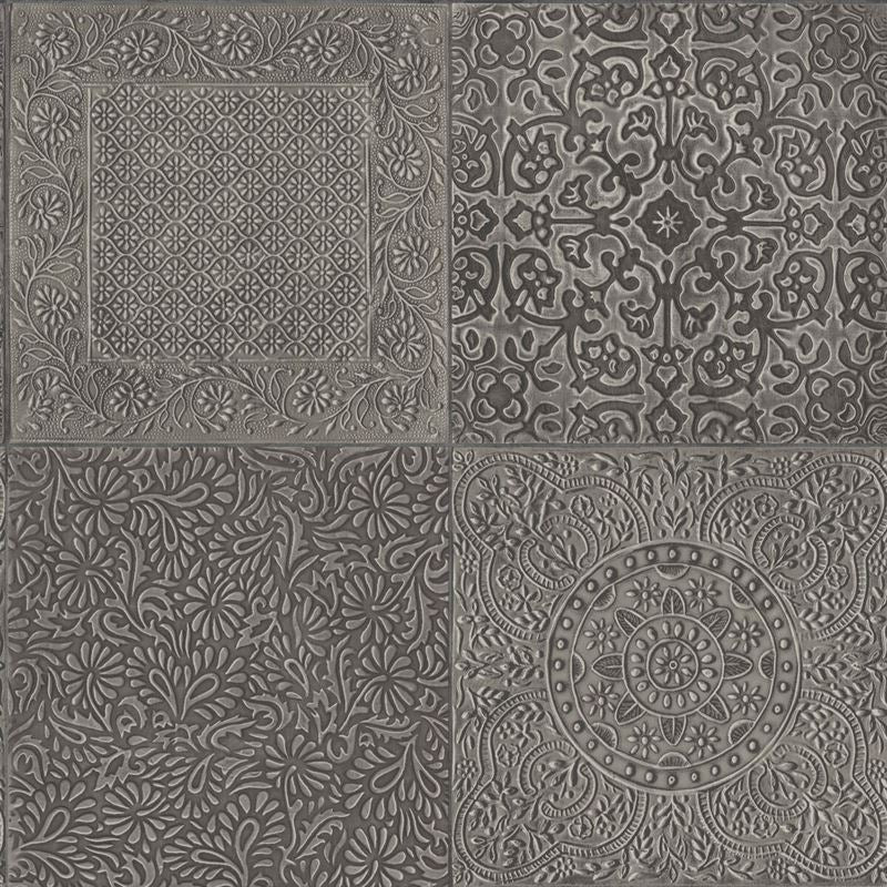Sample 113-2005 Bazaar Pewter by Cole and Son