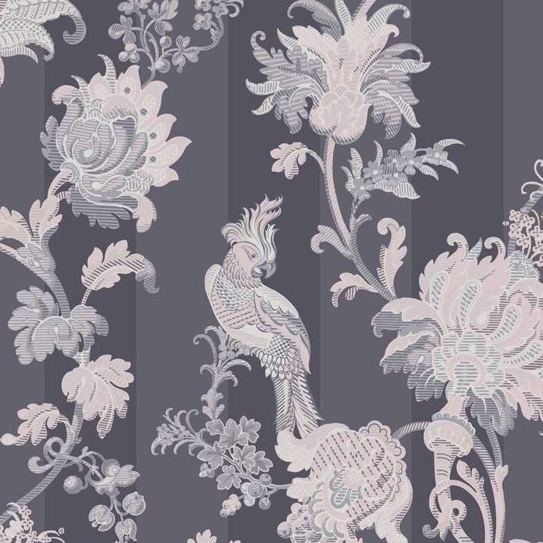Sample 113-8023 Zerzura Slate Grey and Blush Pink by Cole and Son
